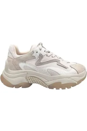 Ash Sko, Dame, Hvid, 39 EU, Læder, Vintage Læder Sneaker Addict Hvid