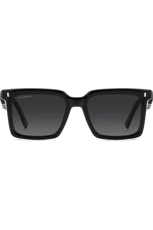 Dsquared2 Tilbehør, unisex, Sort, 53 MM, Uld, Stilfulde Denim Jeans