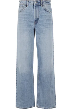 Fiorucci Jeans, Dame, Blå, W25, Bomuld, Lys Blå Baggy Jeans