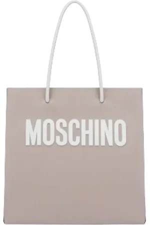 Moschino Taske, Dame, Brun, ONE SIZE, Uld, Luksuriøs skuldertaske i Tortora