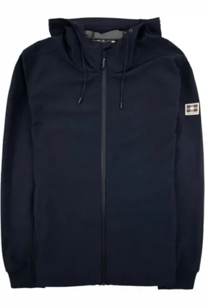 Aquascutum Jakke, Herre, Blå, XL, Uld, Herre Vandtæt Jakke med Hætte