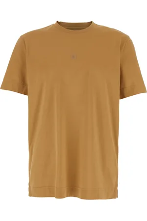 Givenchy Top, Herre, Brun, M, Bomuld, Brun Crewneck T-shirt med 4G-logo
