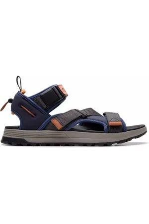 Clarks Sko, Herre, Blå, 44 1/2 EU, Blå Trek Tide Herresandal