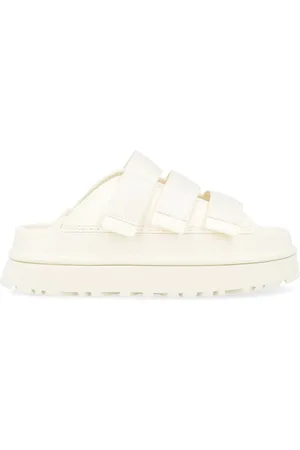 UGG Sko, Dame, Hvid, 38 EU, Hvid stof GoldenGlow sandal