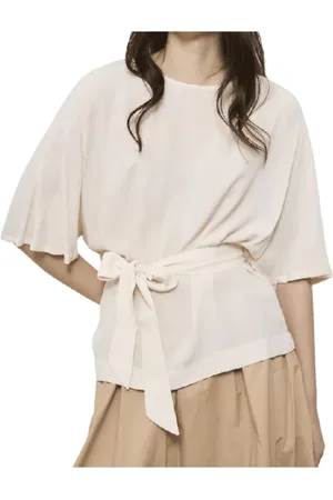 Liu Jo Top, Dame, , L, Polyester, Pudder Pink Tunika med Bue Detalje