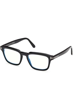 Tom Ford Tilbehør, unisex, Sort, 54 MM, Uld, Stilfulde Briller Sort Ramme