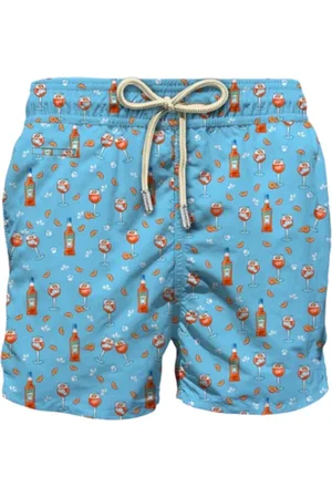 MC2 SAINT BARTH Badetøj, Herre, Blå, 4XL, Polyester, Polyester Shorts og Boxersæt