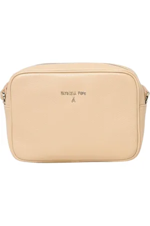 Patrizia Pepe Taske, Dame, , ONE SIZE, Læder, Blå Læder Crossbody Clutch