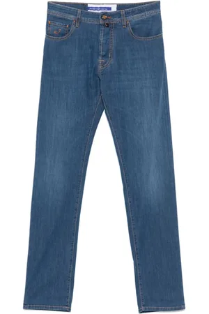 Jacob Cohen Jeans, Herre, Blå, W33, Slim Bard Blå Jeans