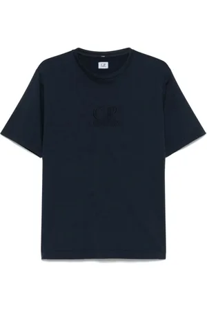 C.P. Company Top, Herre, Blå, L, Bomuld, Bomuld T-shirt