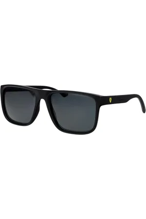 FERRARI Tilbehør, Herre, Sort, 59 MM, Uld, Polariserede Aviator Solbriller til Mænd
