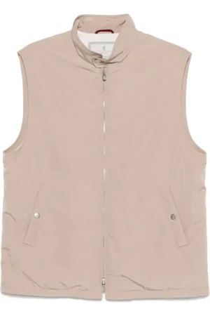 Brunello Cucinelli Jakke, Herre, , 2XL, Polyester, Blush Ærmeløs Gilet