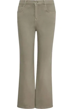 MARELLA Bukser, Dame, Grøn, 3XS, Bomuld, Grøn Flare Cropped Bukser