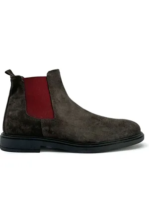 Duca Di Morrone Sko, Herre, Brun, 44 EU, Suede, Herre Suede Ankelstøvler, Italiensk Håndværk