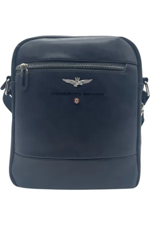 Aeronautica Militare Taske, Herre, Blå, ONE SIZE, Læder, Herre Eco-læder Organizer Crossbody Taske