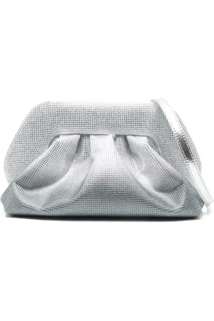 THEMOIRÈ Taske, Dame, Grå, ONE SIZE, Strass Degrade Crossbody Taske med knaplukning