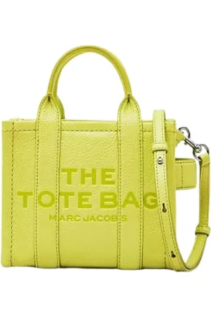 Marc Jacobs Taske, Dame, Gul, ONE SIZE, Læder, Mini Tote Taske i Læder