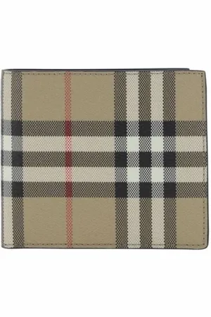 Burberry Tilbehør, Herre, , ONE SIZE, Tjekmønster Pung med Dobbelt Slots