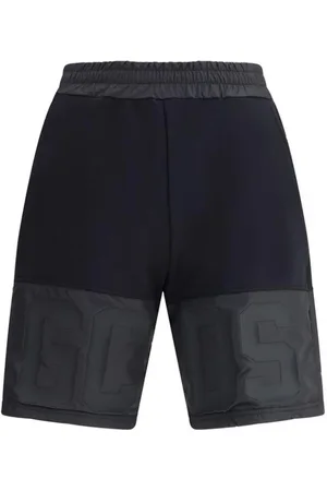 GCDS Shorts, Herre, Sort, XL, Monogram Tracksuit Shorts med Lommer