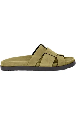 BARBARA BUI Sko, Dame, Grøn, 40 EU, Uld, Stilfuld Sandal til Kvinder