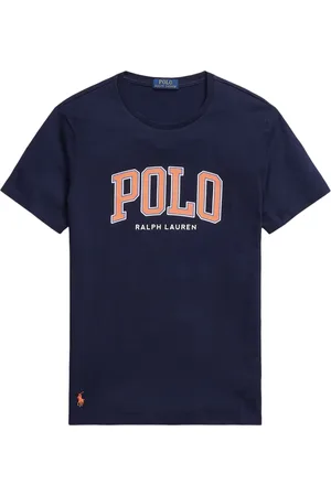 Ralph Lauren Top, Herre, Blå, L, Uld, Stilfulde T-shirts og Polos