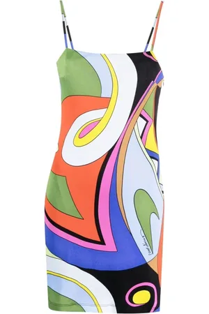 Moschino Kjole, Dame, Flerfarvet, S, Polyester, Multifarvet Kjole Statement Look