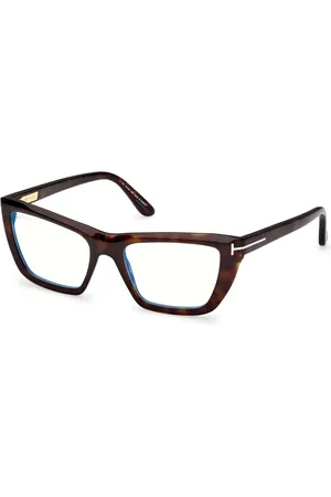 Tom Ford Tilbehør, Dame, Brun, 54 MM, Uld, Stilfulde solbriller Eco kollektion