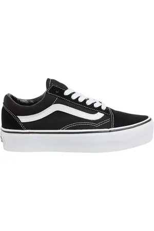 Vans Sko, Dame, Sort, 38 1/2 EU, Sort Platform Sneakers