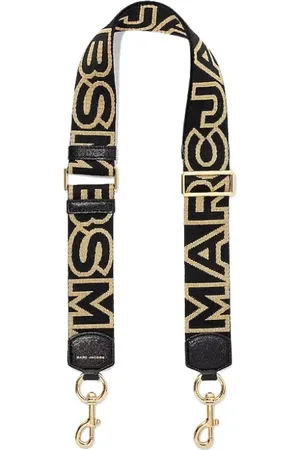 Marc Jacobs Taske, Dame, Sort, ONE SIZE, Uld, Sort rem med gulddetaljer