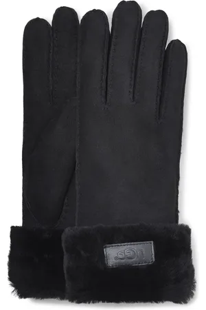 UGG Tilbehør, Dame, Sort, L, Uld, Turn Cuff Handsker