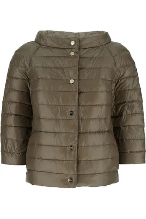 HERNO Jakke, Dame, Brun, XS, Nylon, Vendbar Ultralight Brun Nylon Frakke