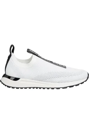 Michael Kors Sko, Dame, Hvid, 36 EU, Polyester, Enkle Slip-on Sko