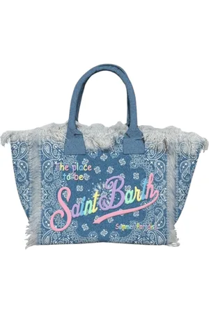 MC2 SAINT BARTH Taske, Dame, Blå, ONE SIZE, Rund Bandanna Toilettaske