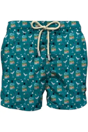 MC2 SAINT BARTH Badetøj, Herre, Grøn, S, Portofino N Dream Badeshorts