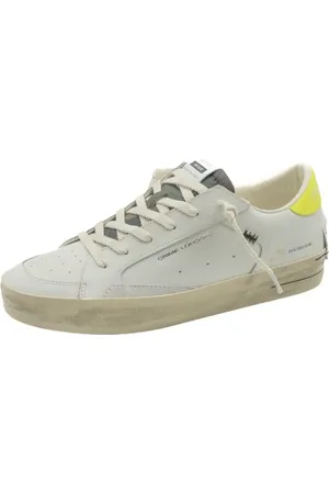 Crime london Sko, Herre, Hvid, 40 EU, Læder, Herre Deluxe SK8 Sneakers Ss25