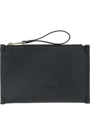 LANCEL Taske, Dame, Sort, ONE SIZE, Lille lynlås håndledspose