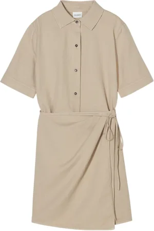 Closed Kjole, Dame, , XS, Bomuld, Wrap Kjole Safari Stil