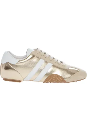 OVYE Sko, Dame, Gul, 41 EU, Læder, Læder Damesneakers
