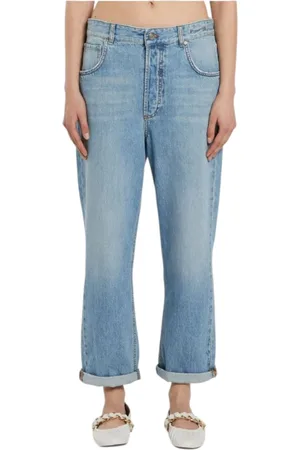 MARELLA Jeans, Dame, Blå, XS, Tomboy Stil Blå Jeans