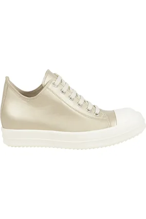 Rick Owens Sko, Dame, , 40 EU, Læder, Læder Sneakers med Gummisål