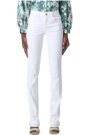Liu Jo Jeans, Dame, Hvid, W32, Denim, Premium Denim Straight Leg Jeans