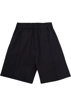 A PAPER KID Shorts, Herre, Sort, S, Uld, Sort Poplin Shorts