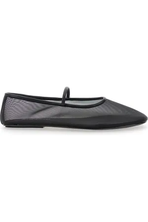 Jeffrey Campbell Sko, Dame, Sort, 40 EU, Sorte balletsko med rem