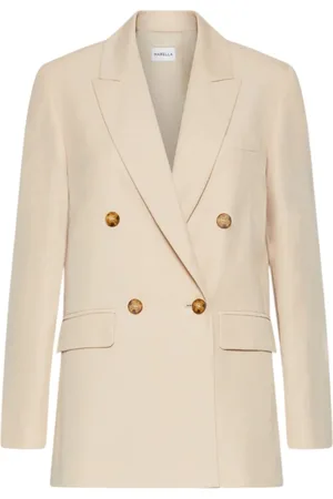 MARELLA Jakke, Dame, , XS, Dobbeltbrystet Twill Blazer - Elfenben