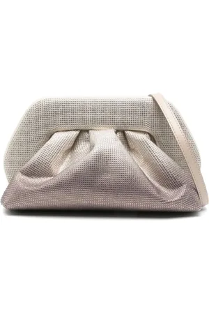 THEMOIRÈ Taske, Dame, Lyserød, ONE SIZE, Uld, Strass Degrade Crossbody Taske Knaplukning