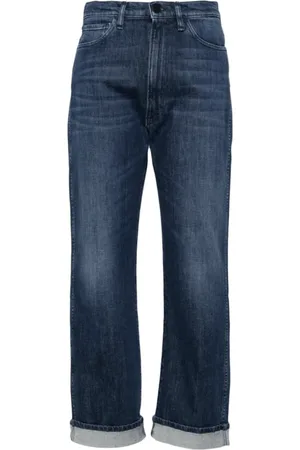 3x1 Jeans, Dame, Blå, W27, Denim, Indigo Cropped Denim Jeans