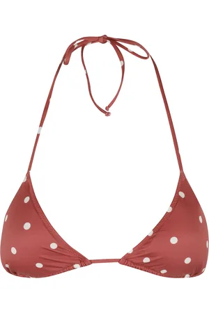 MC2 SAINT BARTH Badetøj, Dame, Rød, S, Justerbar Trekant Bikini Top