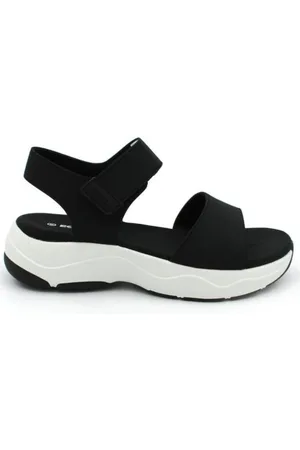 ECOALF Sko, Dame, Sort, 37 EU, Polyester, Sort Carla Veganske Sandaler