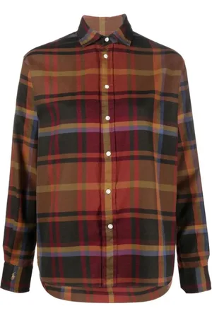 Ralph Lauren Skjorte, Dame, Flerfarvet, S, Uld, Dametøj Skjorter Rossa A Quadri Aw23