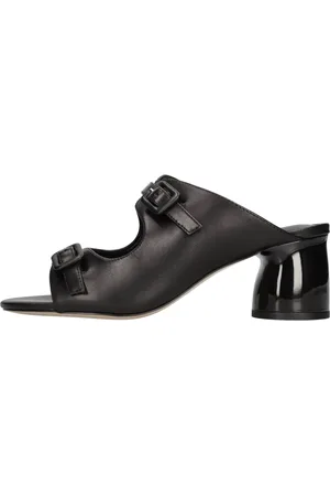 Emanuélle vee Sko, Dame, Sort, 39 EU, Læder, Sandal Sort